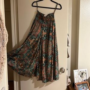 Karma highway, hardware - wide leg flared pant (silky feel)